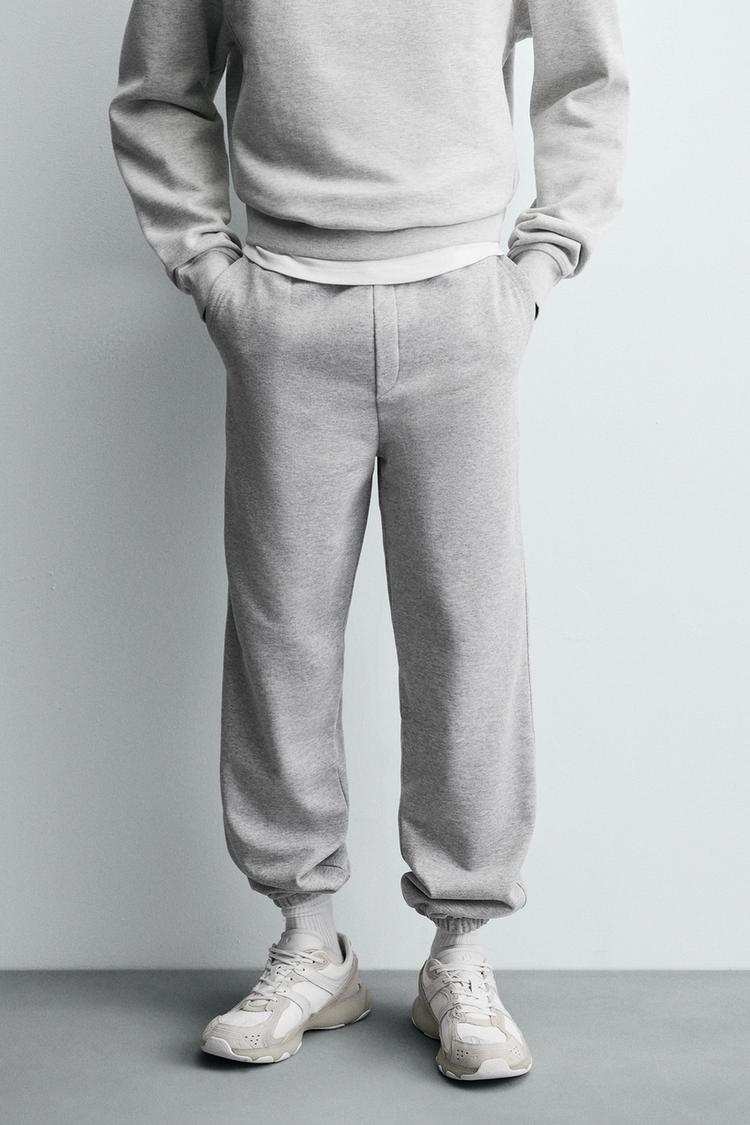 ZARA BASIC REGULAR FIT JOGGERS