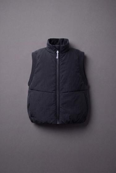CHALECO ACOLCHADO - Marino de Zara