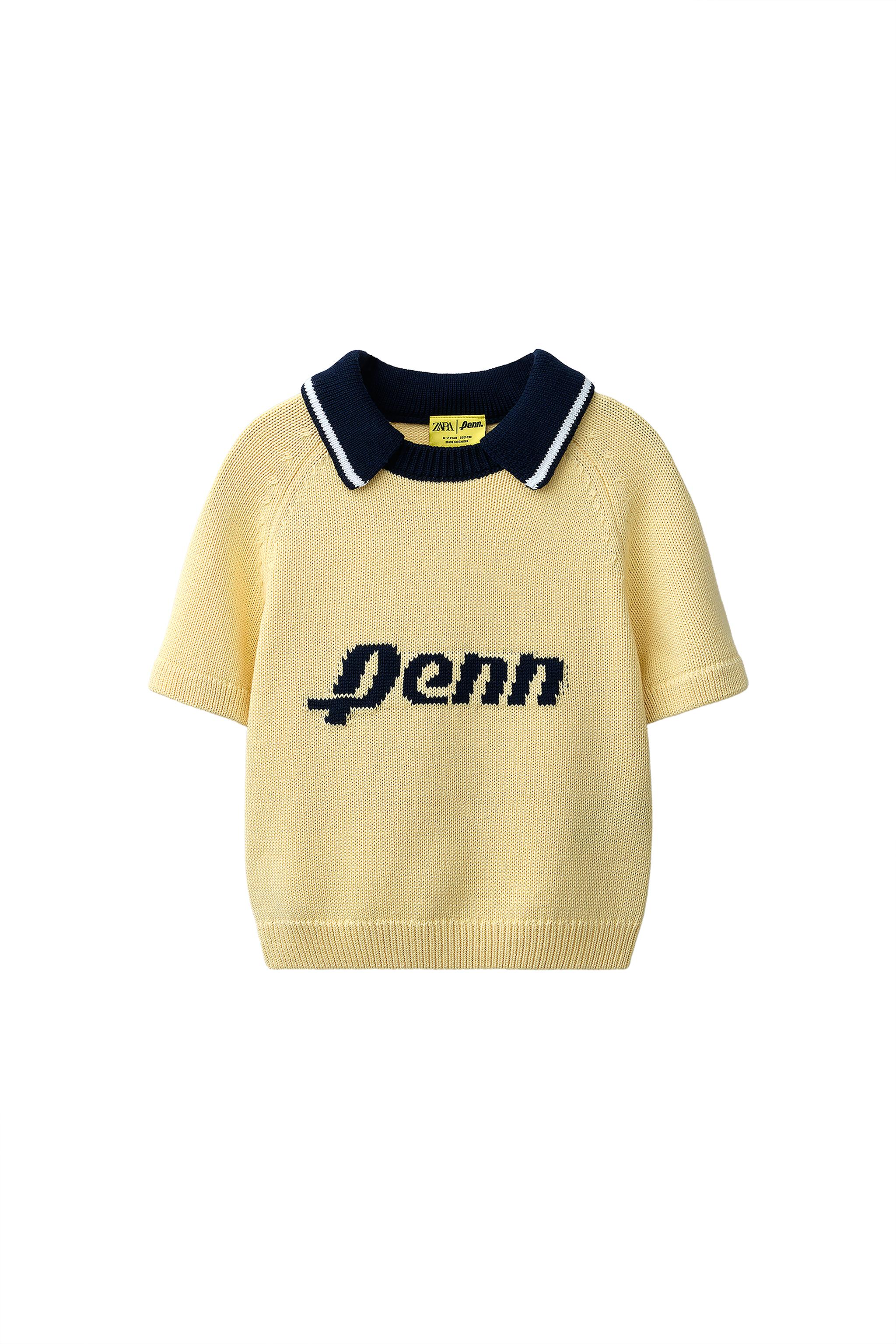 PENN©ニットポロシャツ - レモンイエロー | ZARA Japan / 日本