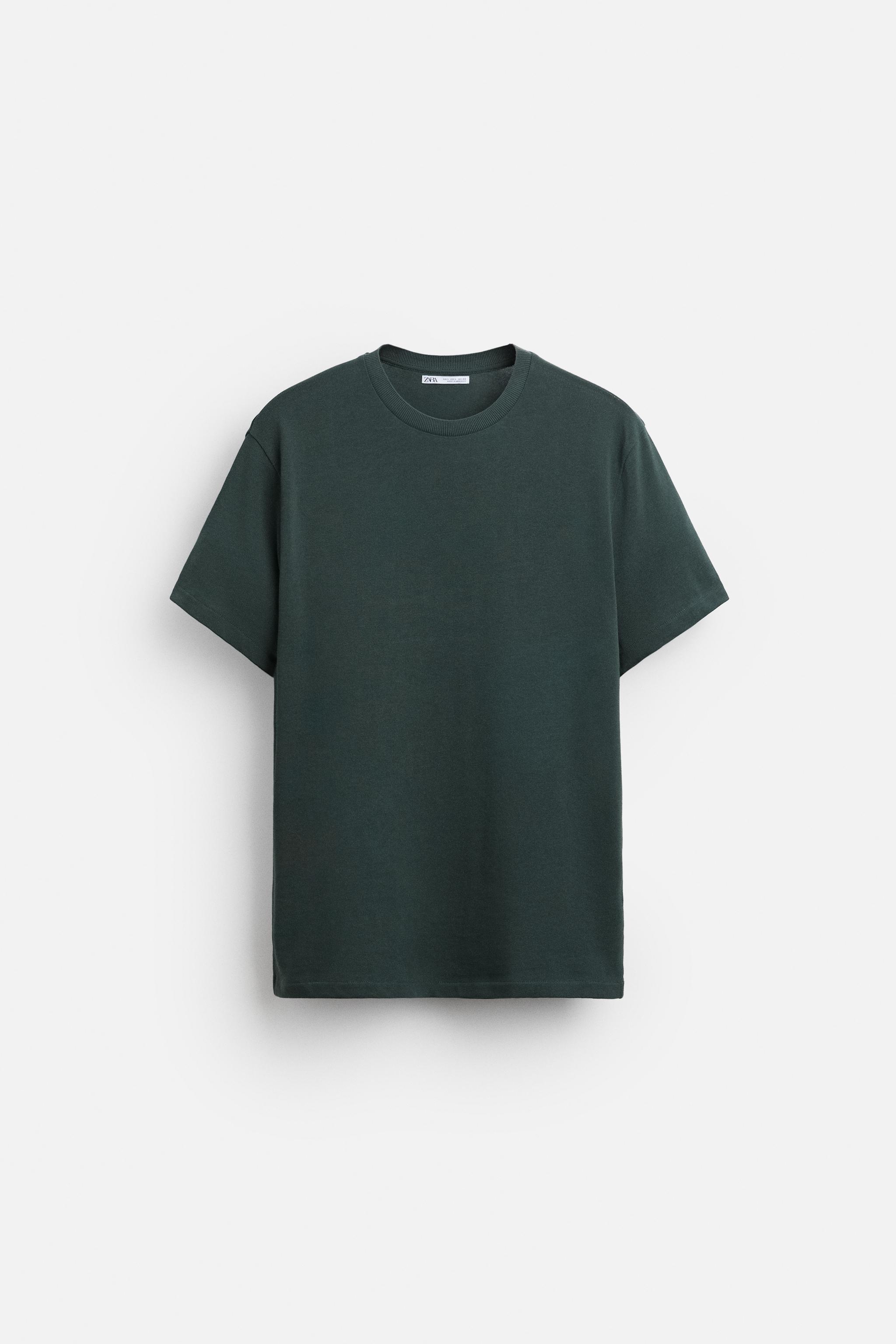 コットンニットTシャツ - ホワイト | ZARA Japan / 日本