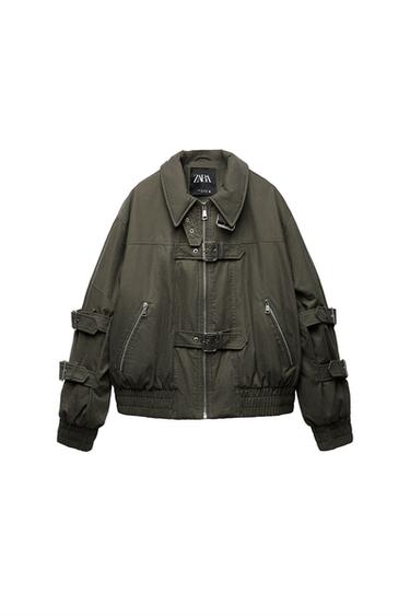 ZW COLLECTION BOMBER JACKET WITH TABS