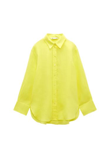 ΛΙΝΟ ΠΟΥΚΑΜΙΣΟ OVERSIZE