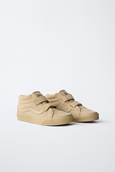 ZARA VANS® LEATHER SNEAKER BOOTS — Sandy Brown 2