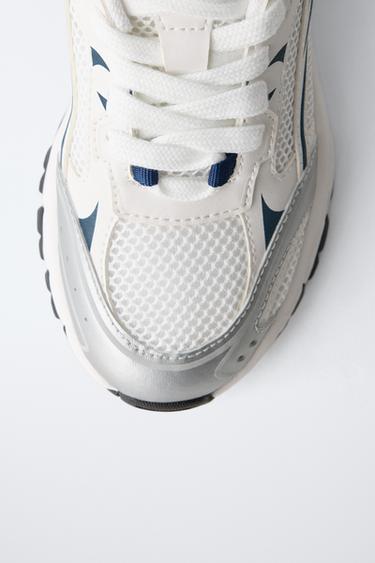 BASKET SPORTIVE RÉSILLE - Blanc de Zara - Image 3