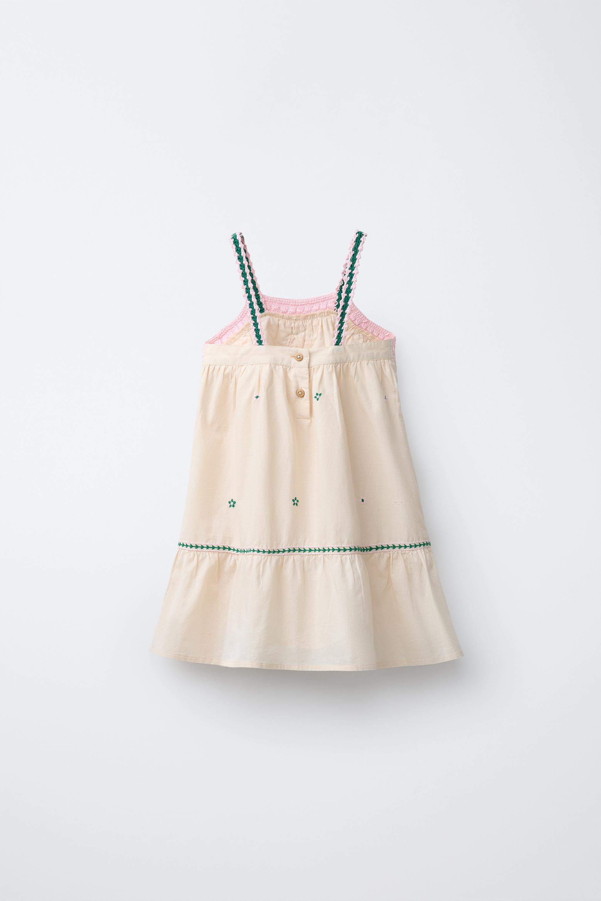 EMBROIDERED FLORAL DRESS