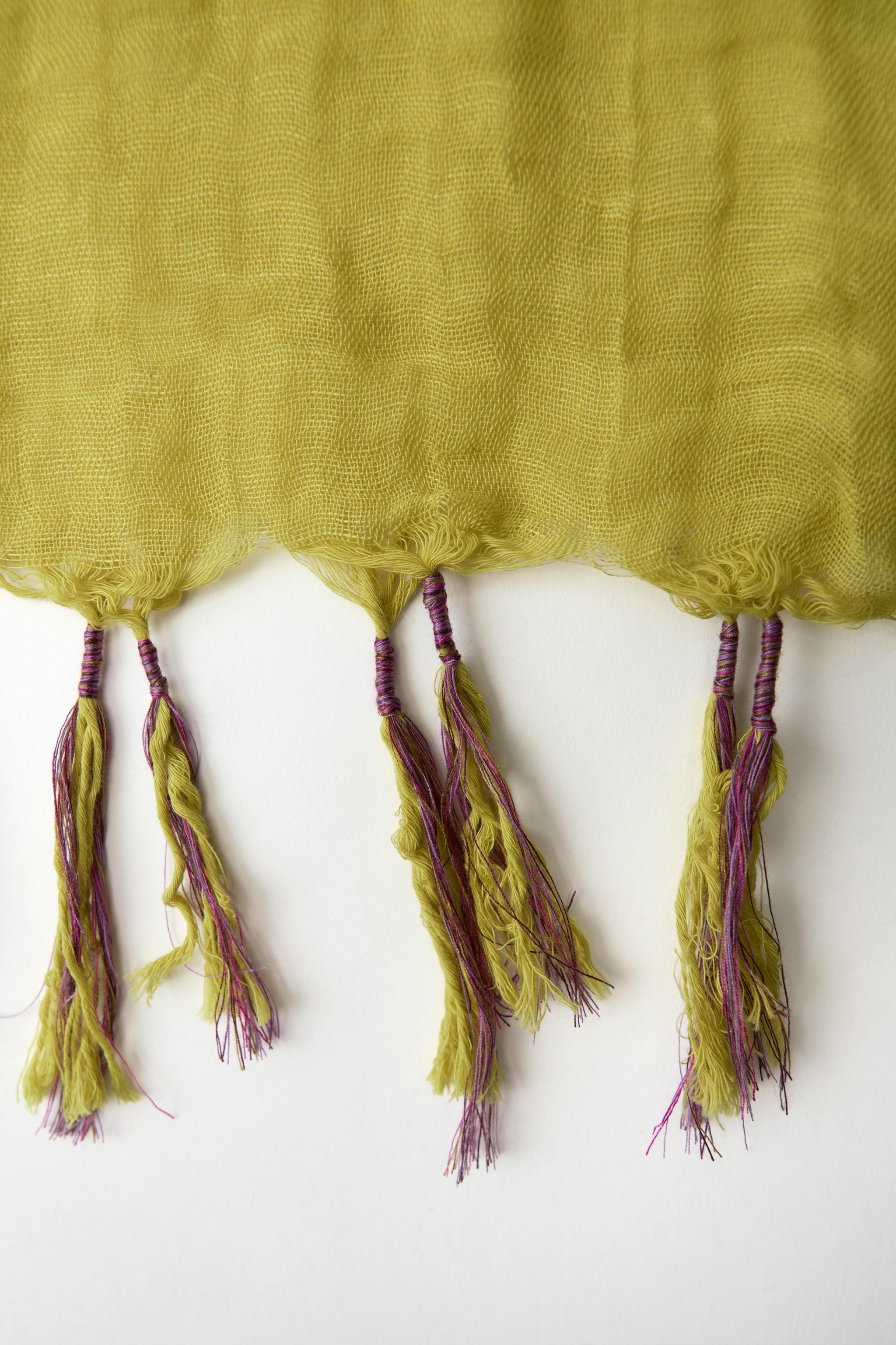 LINEN BLEND FRINGED SCARF - Ecru | ZARA Canada