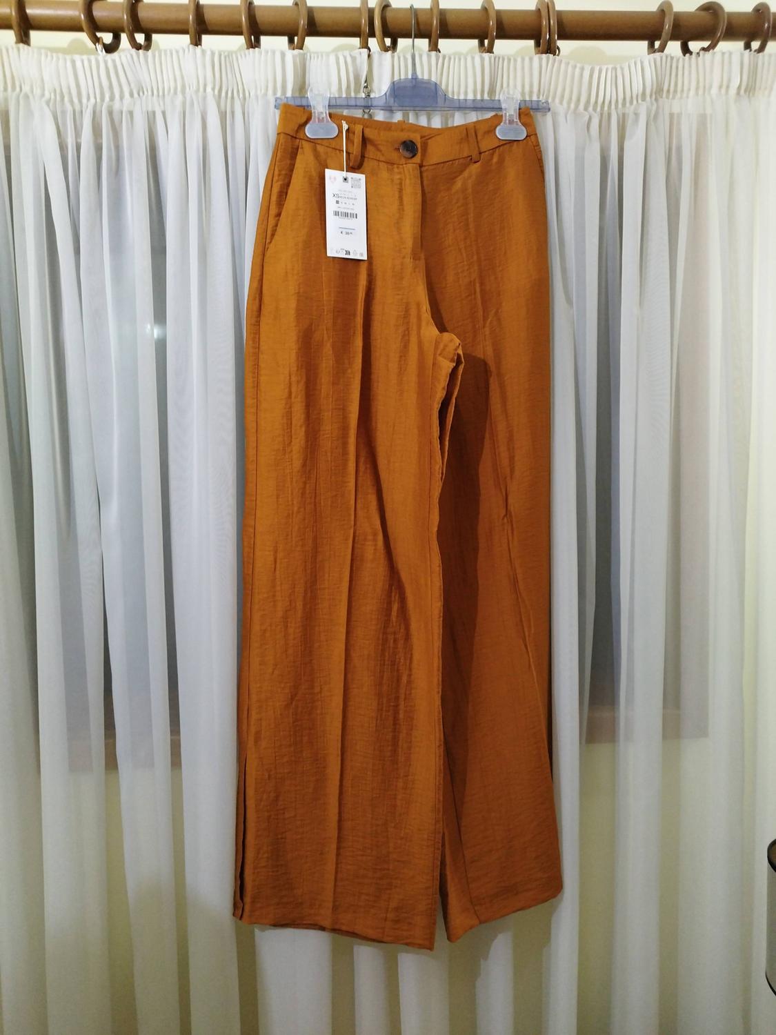 FLOWING LINEN BLEND TROUSERS WITH SIDE VENTS - Image 3