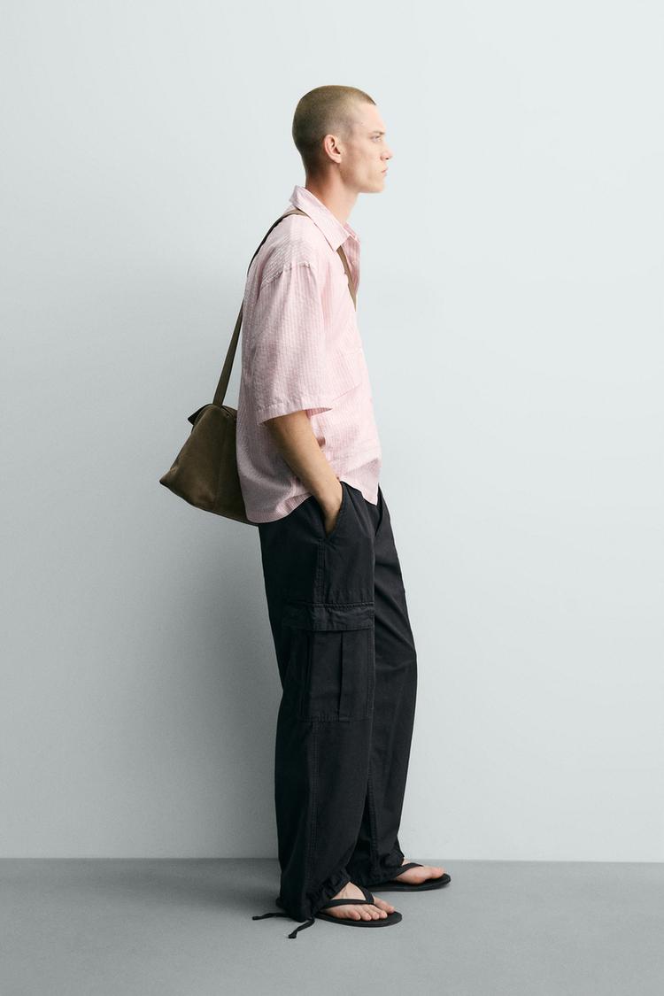 CAMISA JACQUARD RAYADA TEXTURIZADA 4