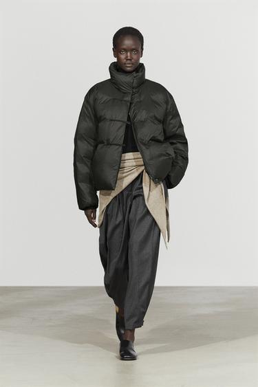 Down jacket with toggle detail — Anthracite grey 1