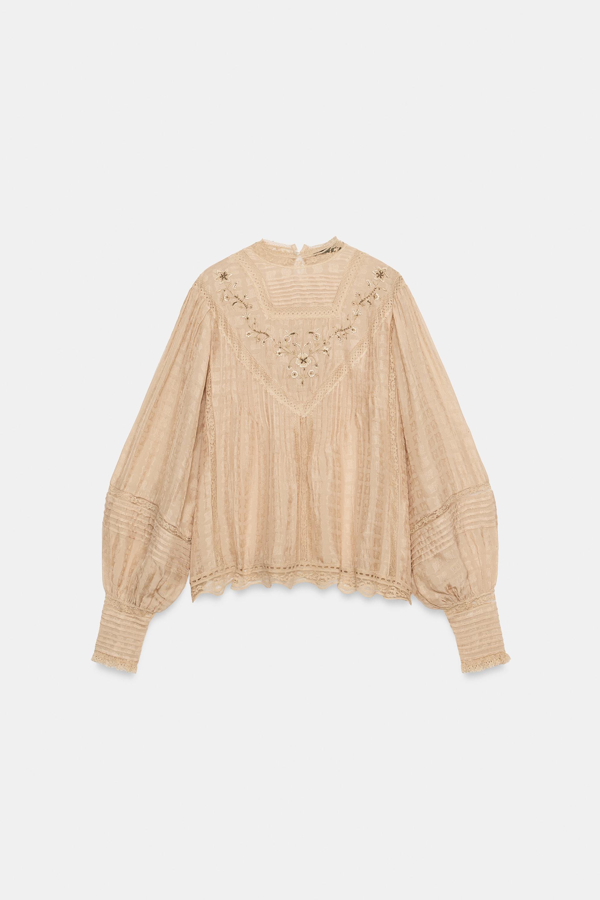 ZW COLLECTION EMBROIDERED ROMANTIC SHIRT thumbnail 6