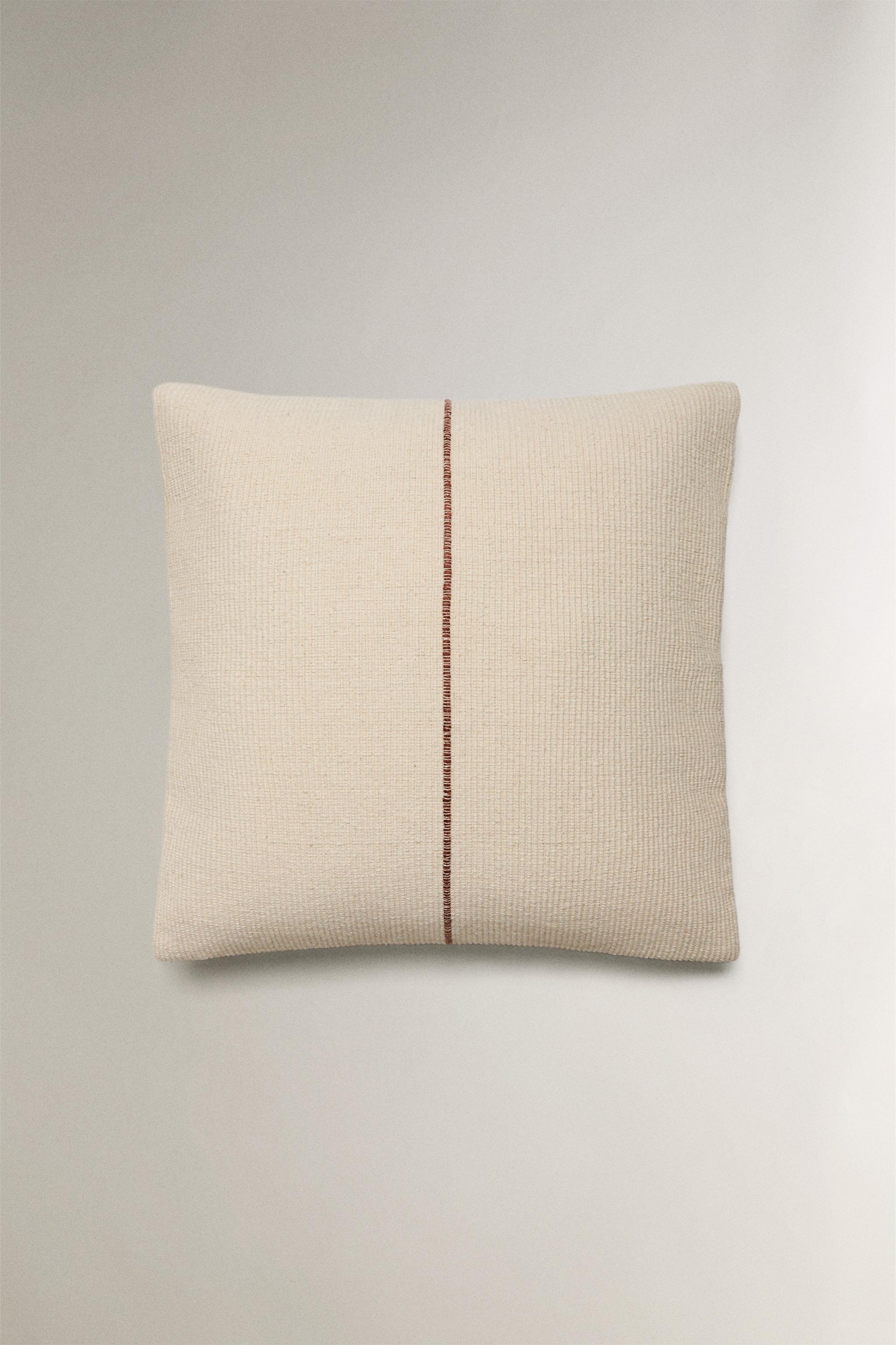 ライン クッションカバー - ブラウン | ZARA Japan / 日本