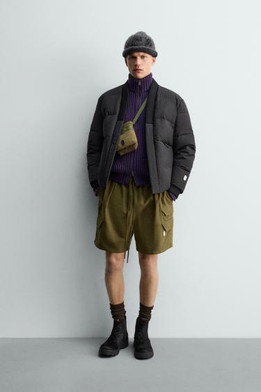 BERMUDA CARGO X SR_A - Olive green by Zara
