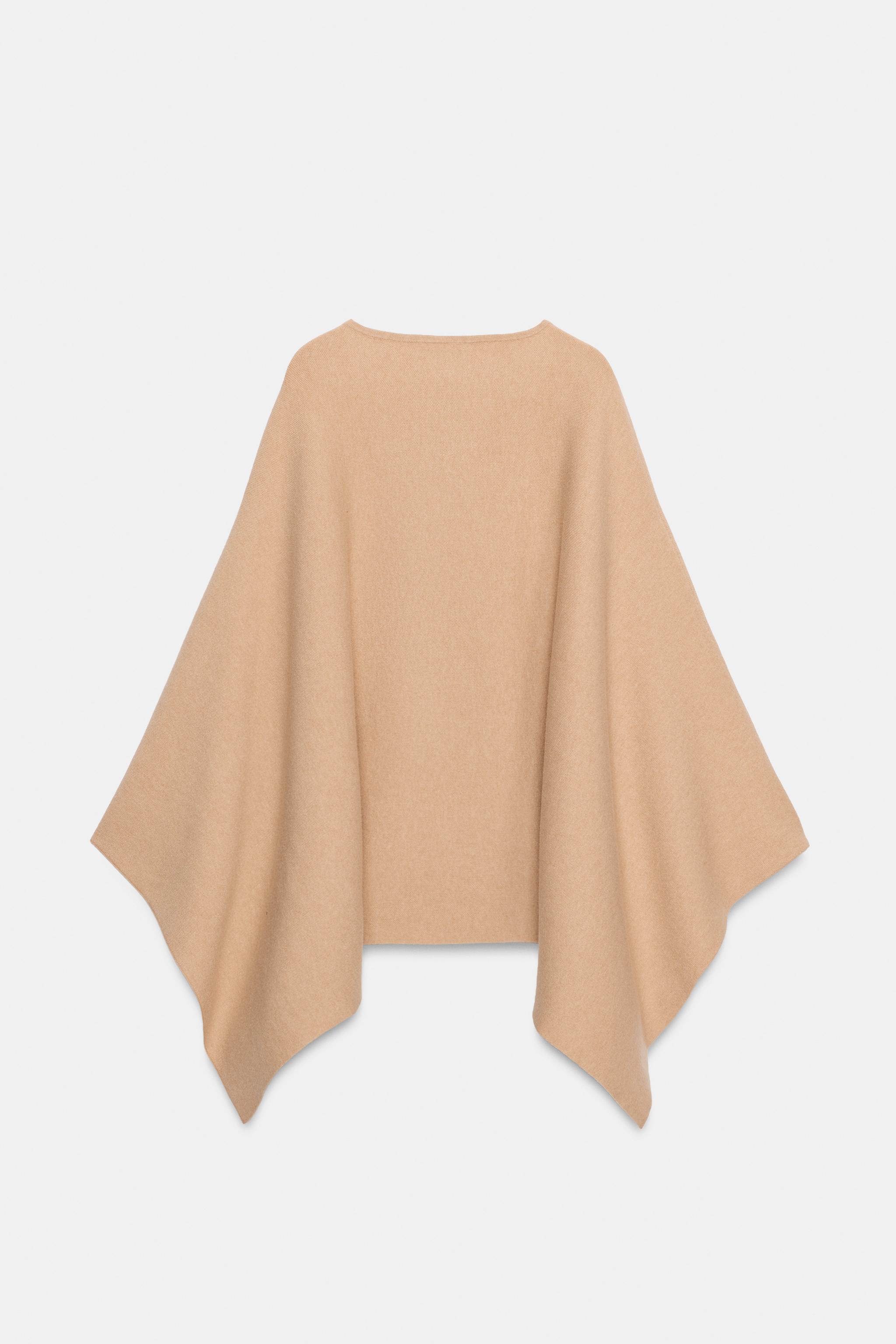 CAPE EN MAILLE UNIE