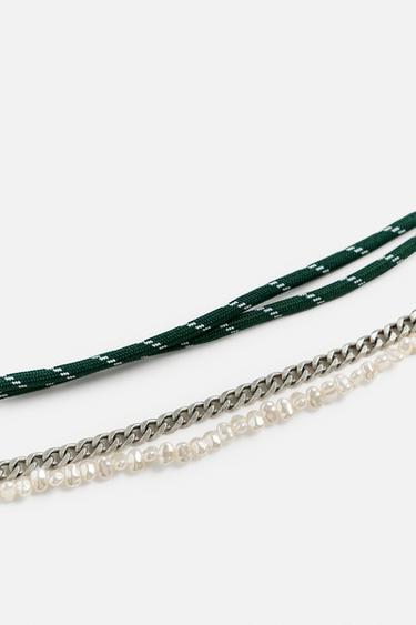 CHAÎNE COMBINÉE AVEC LACET - Argent de Zara - Image 4