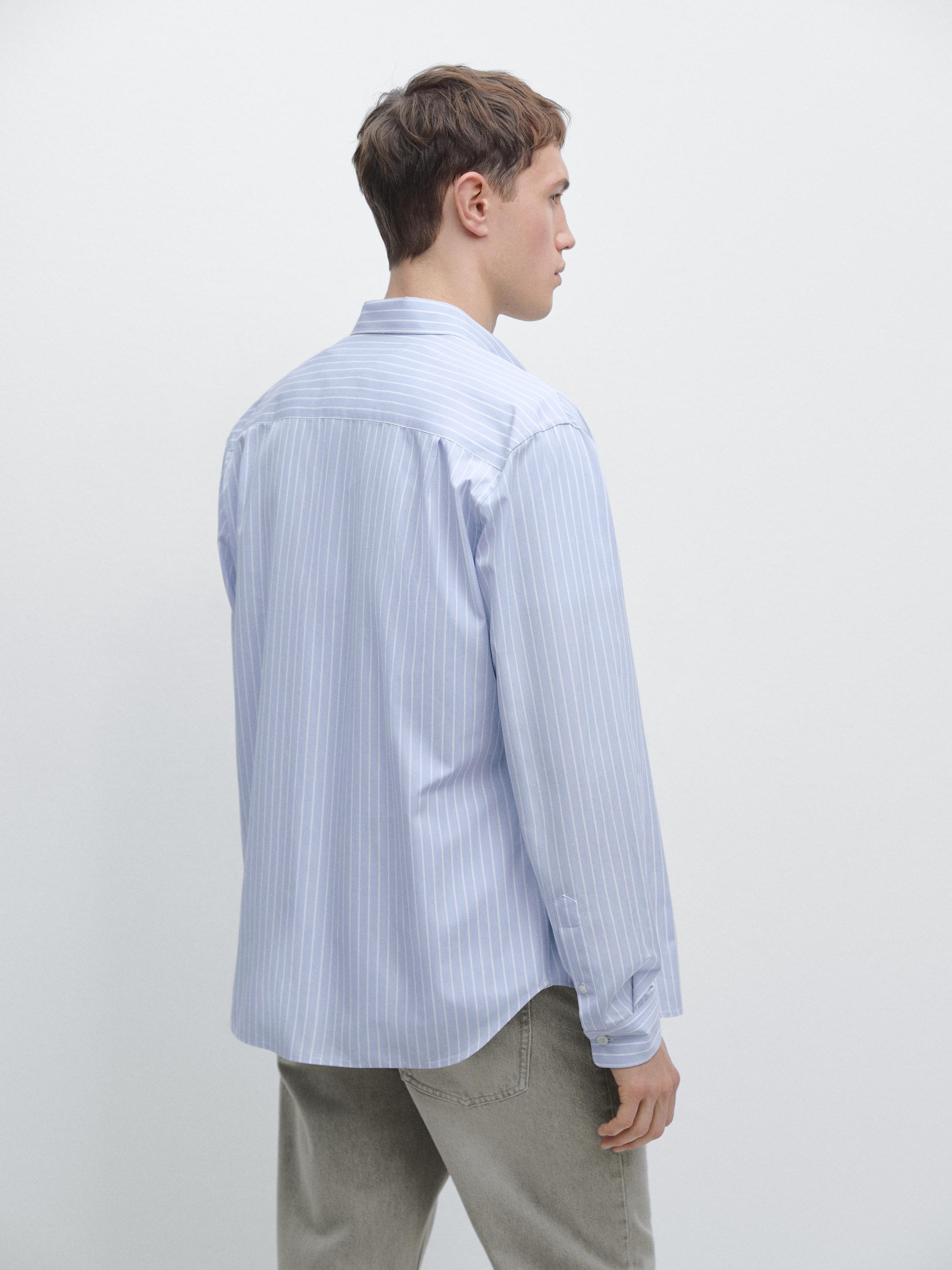 Chemise à rayures tennis regular fit
