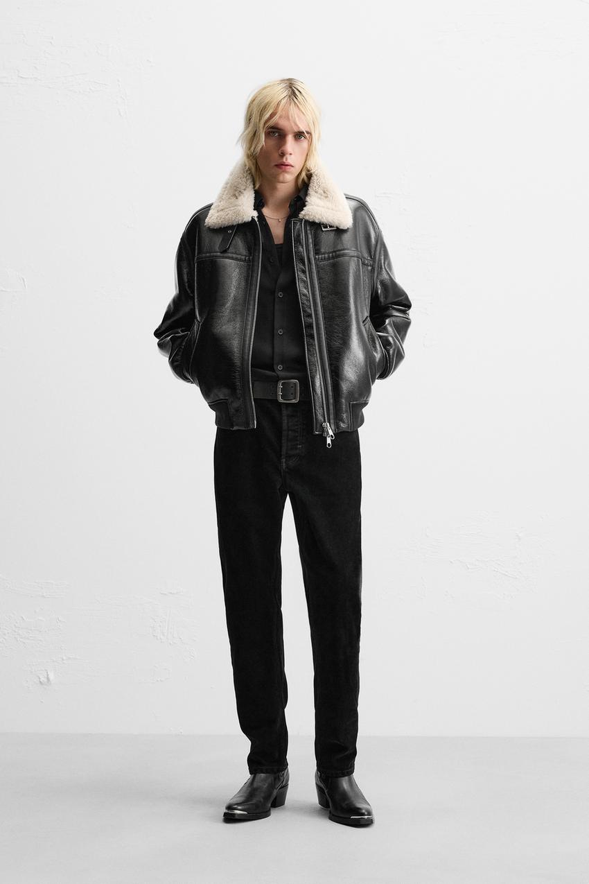 Catalogo Chaquetas Hombre Zara Zara Hombre Chaqueta De Cuero Zara