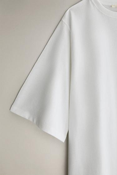 LONG COTTON NIGHTDRESS - White by Zara - Image 2