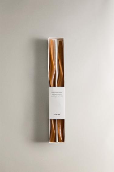 LOT DE BOUGIES DÉCORATIVES POUDRÉES (LOT DE 2) - Crème de Zara - Image 4