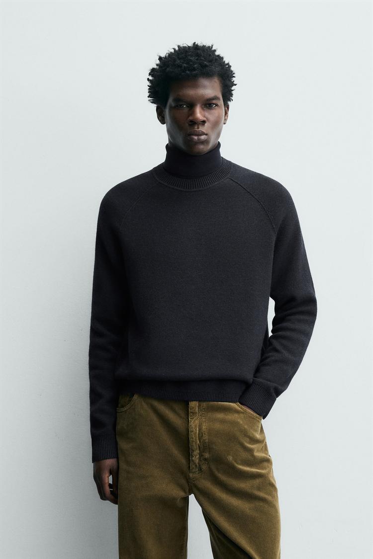 ZARA TEXTURED WOOL JUMPER