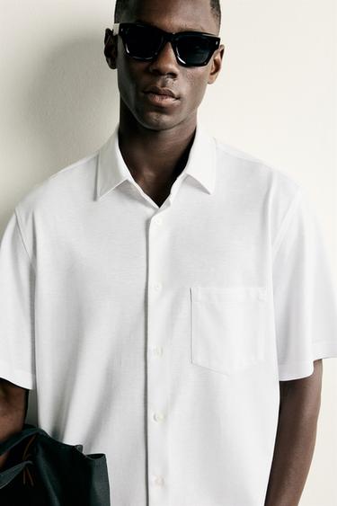 COMFORT REGULAR FIT SHIRT - White by Zara