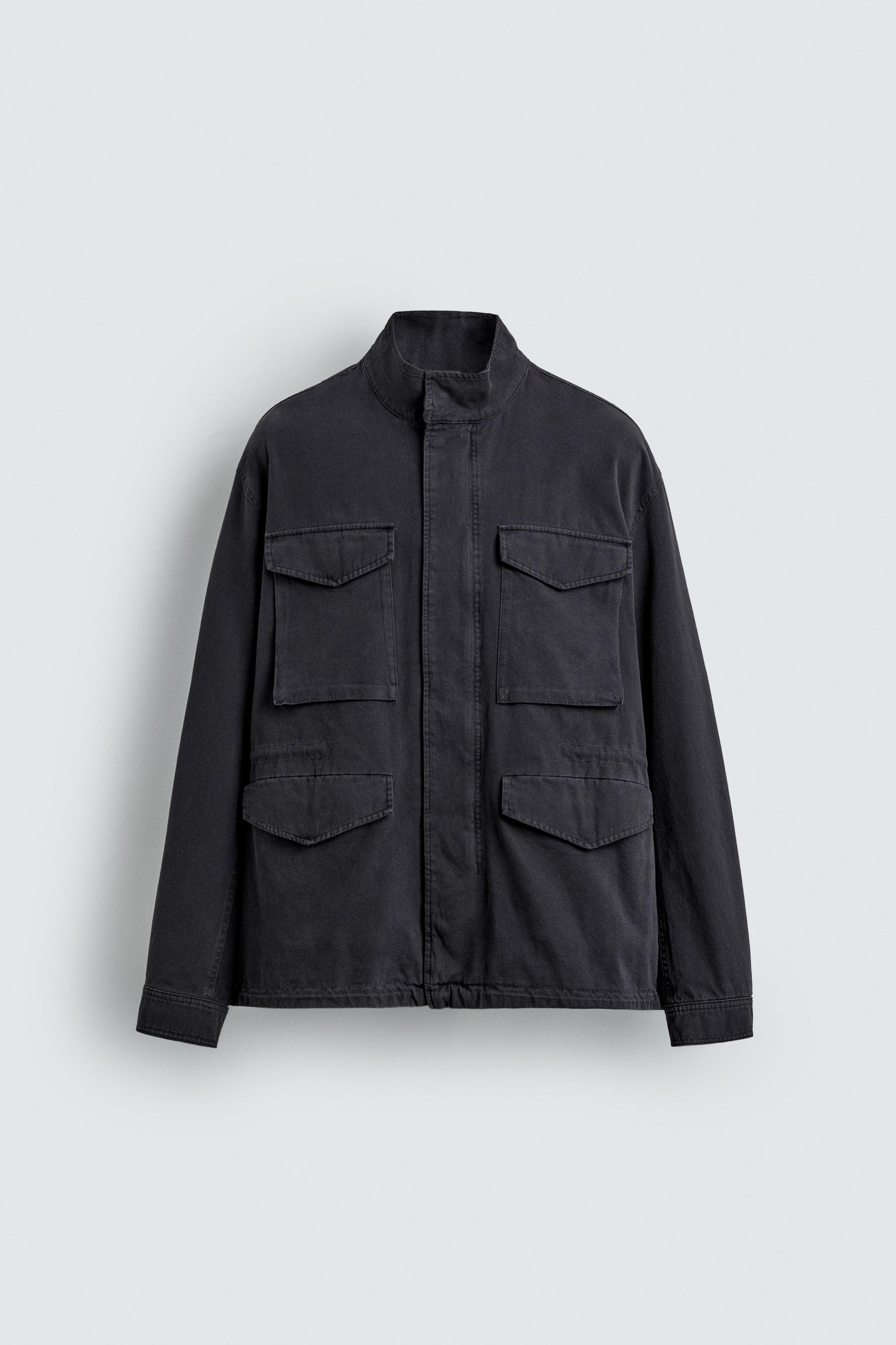 BLOUSON LAVÉ POCHES UTILITY