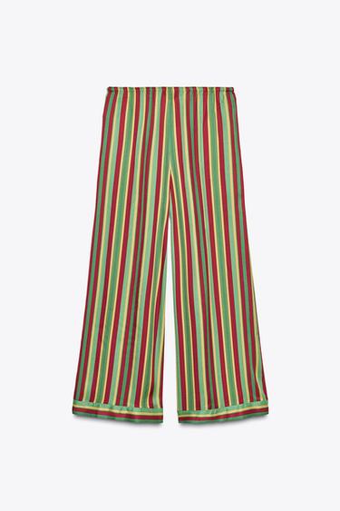 PANTALON DE PYJAMA RAYURES ZW COLLECTION - Multicolore de Zara - Image 11