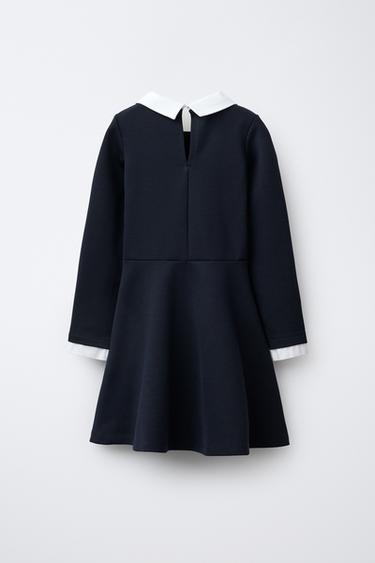CONTRAST DRESS - Navy blue by Zara - Image 1