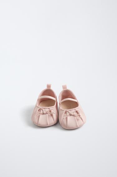 BALLERINES À NŒUDS - Rose de Zara - Image 1