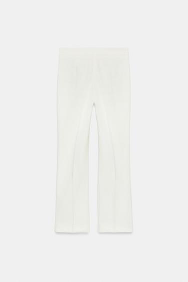 PANTALON MINI FLARE - Blanc de Zara - Image 2