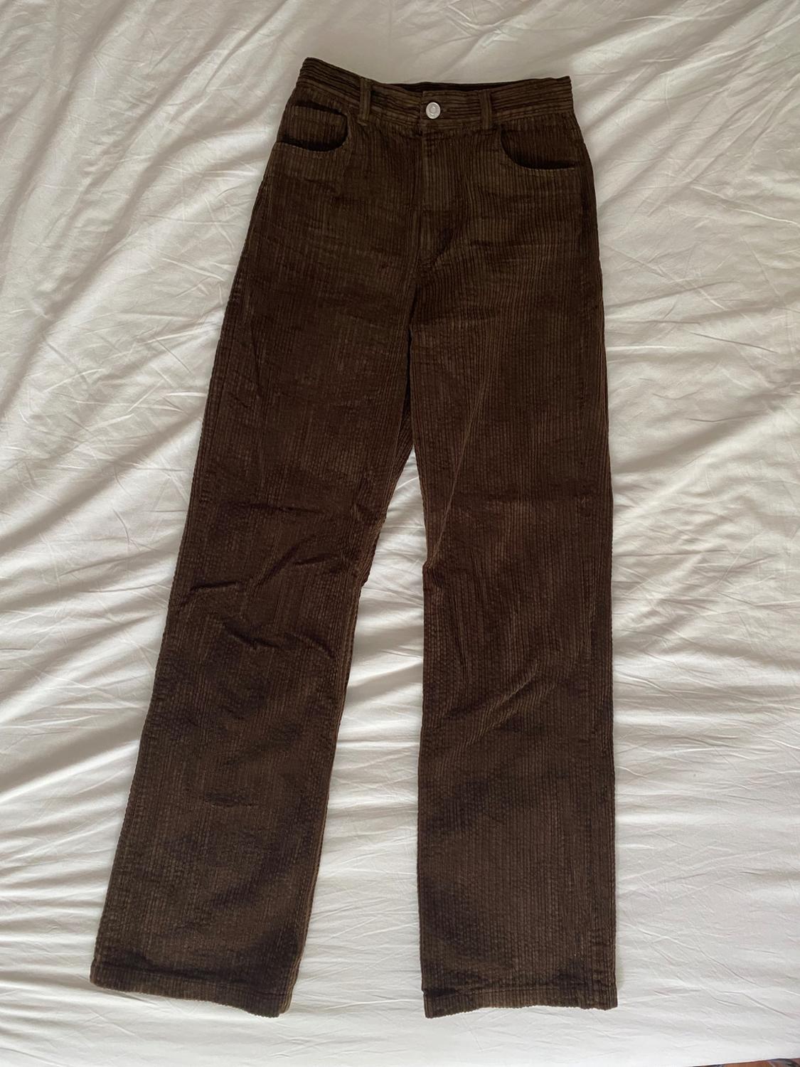 WIDE-LEG CORDUROY TROUSERS - Image 2