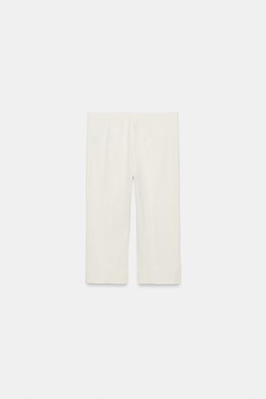 ZW COLLECTION CAPRI TROUSERS - Ecru by Zara - Image 9