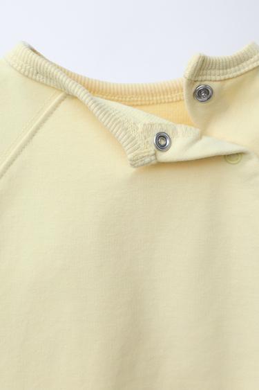 SWEATSHIRT AND JOGGERS SET - Yellow by Zara - Image 2
