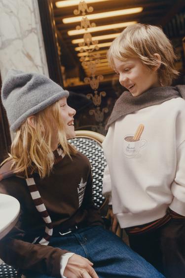 SUDADERA ESTAMPADA BONILLA A LA VISTA ® X ZARA - Crudo de Zara