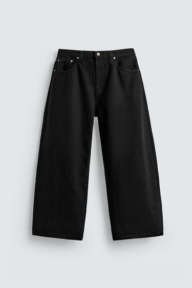 JEANS BALLOON FIT - Black by Zara