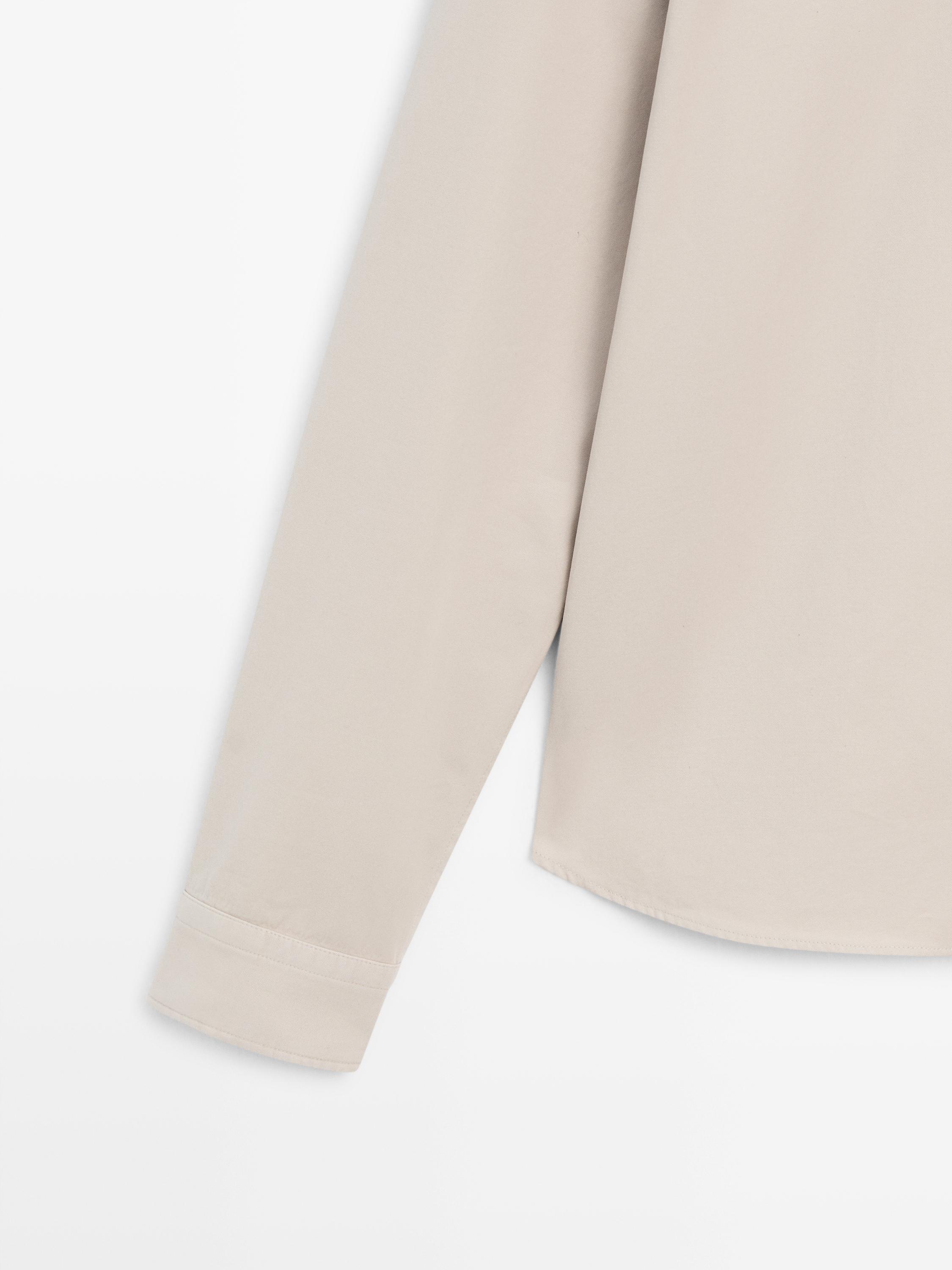 Surchemise avec poches en coton