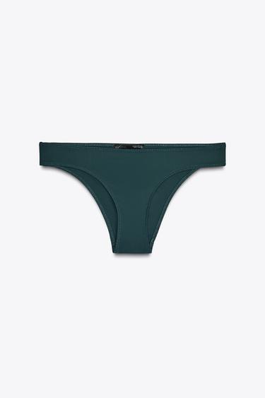 BAS DE BIKINI - Vert bouteille de Zara - Image 5