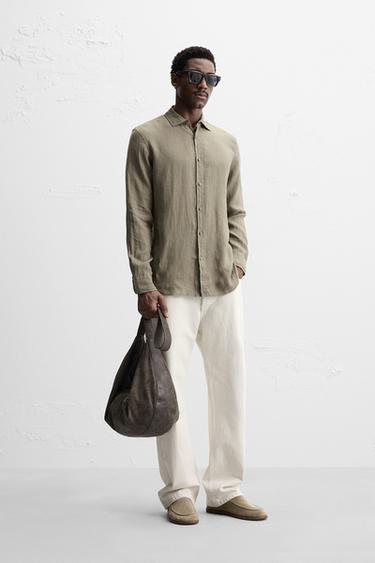 CONJUNTO 100% LINHO - Verde da Zara
