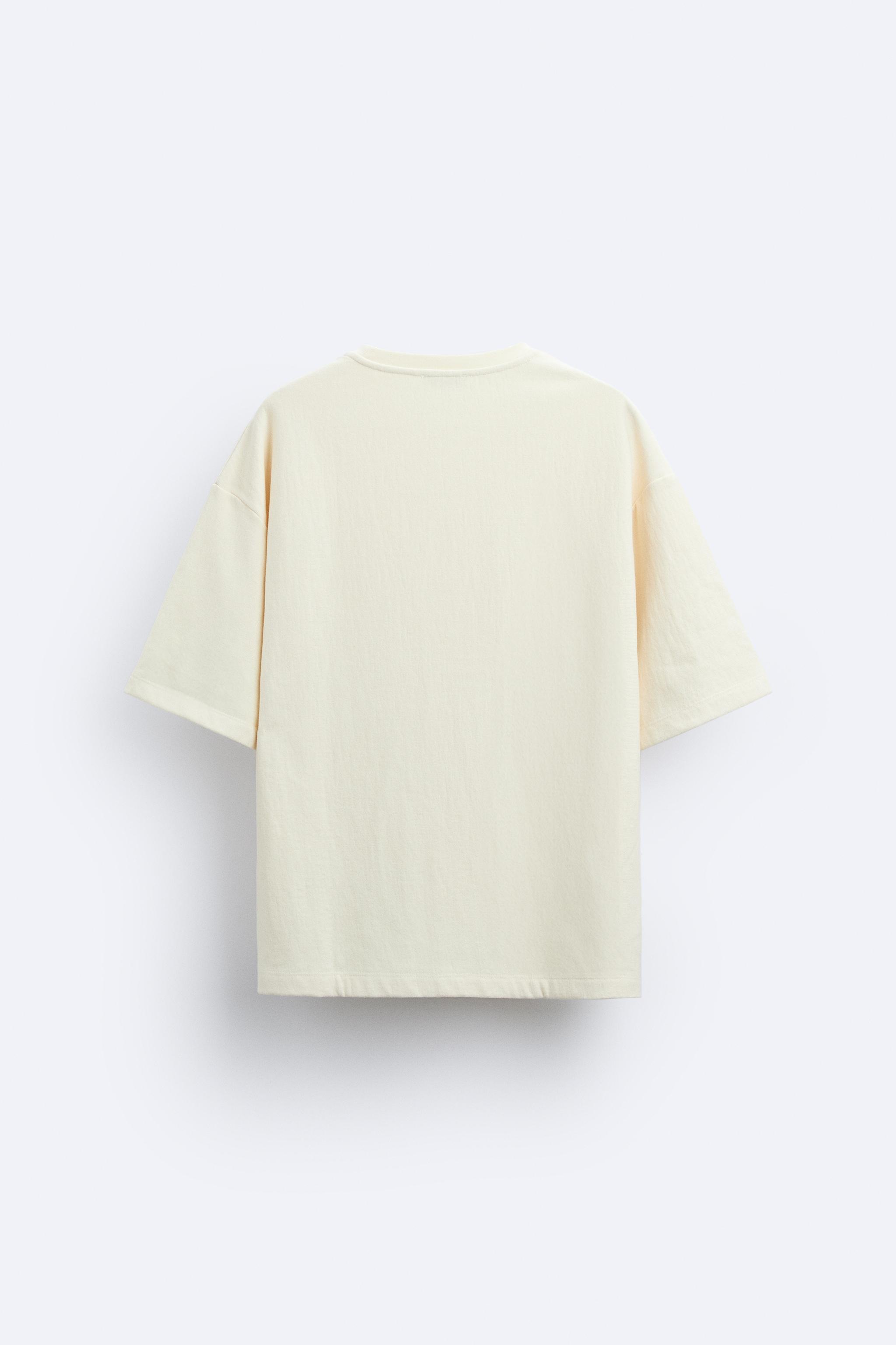 テクスチャースウェットシャツ - オフホワイト | ZARA Japan / 日本