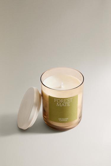 (250 G) FOREST MATE SCENTED CANDLE - Light green by Zara - Image 1