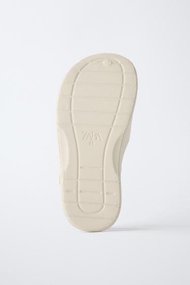 SANDALES STYLE PLAGE PIEDS NUS - Blanc écru de Zara - Image 6