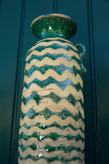 VASO CERAMICA ALLUNGATO - Verde di Zara