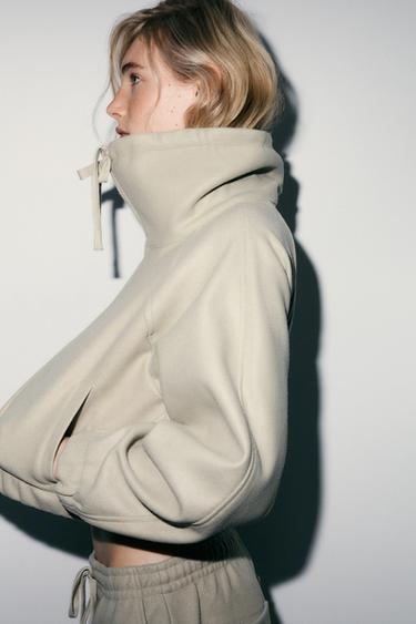 SOFT SWEATSHIRT - Grey green by Zara - Image 4