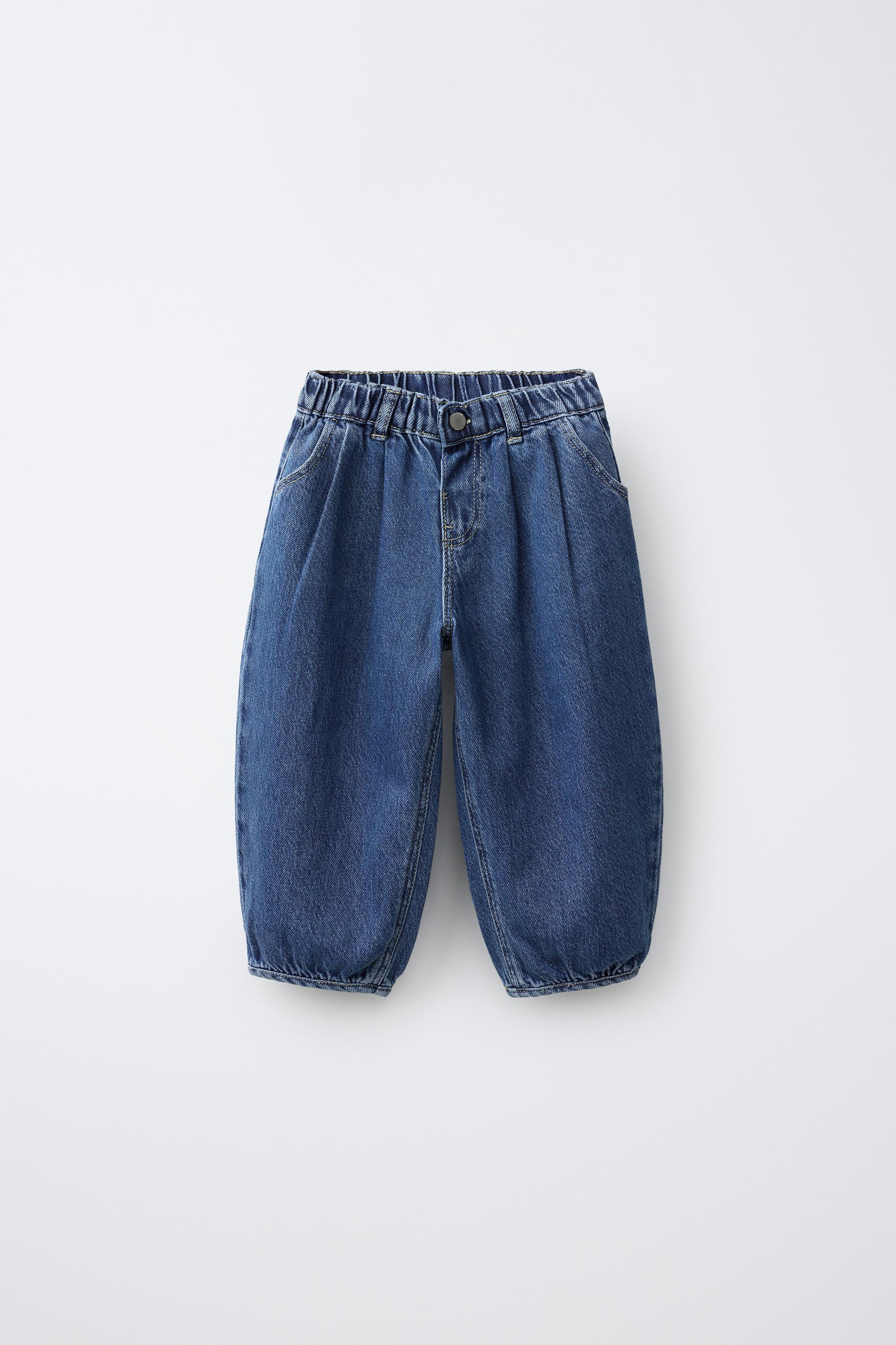 バルーンスリーブ ハーレムパンツ ダーツ - ミディアムブルー | ZARA