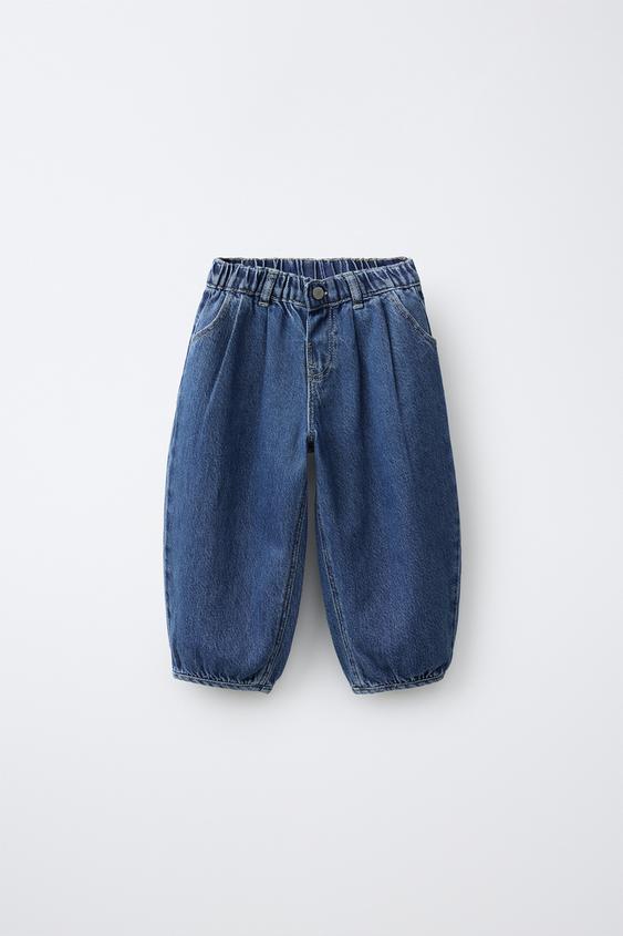 PINZAS BOMBACHO BALLOON  JEANS - Mid-blue by Zara - Image 0