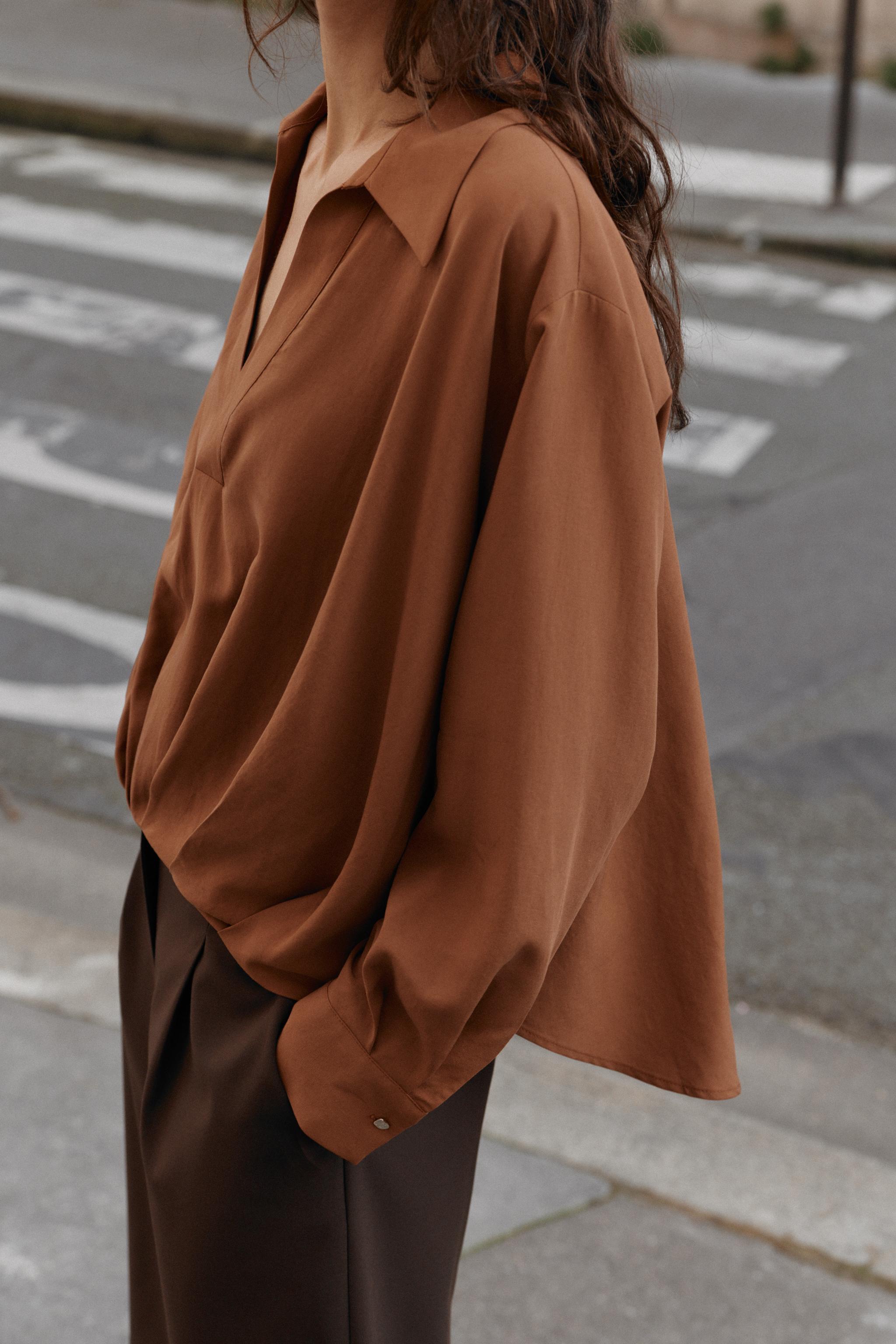 CHEMISE BAS BOUFFANT