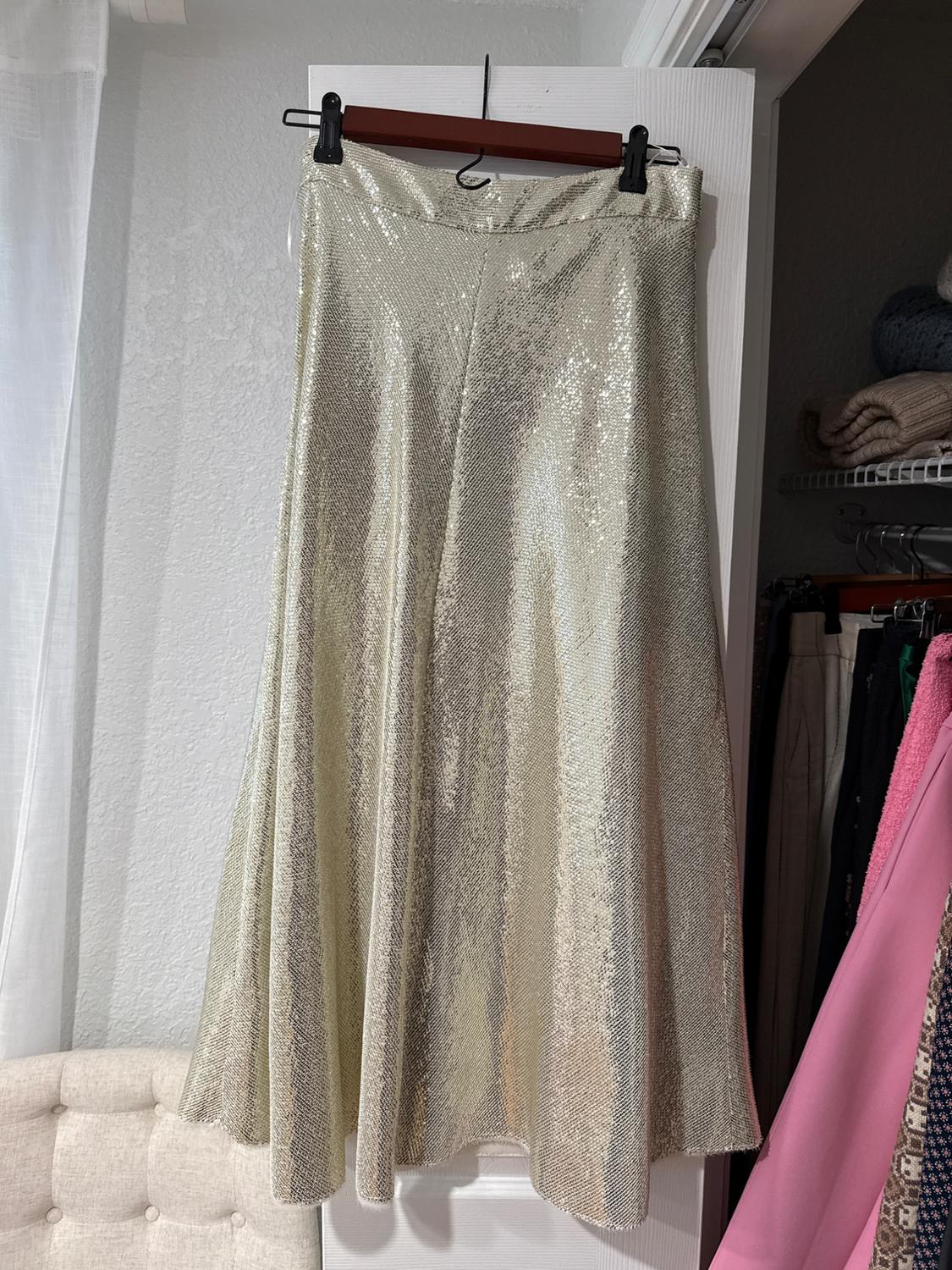 SEQUIN MIDI SKIRT ZW COLLECTION - Image 2