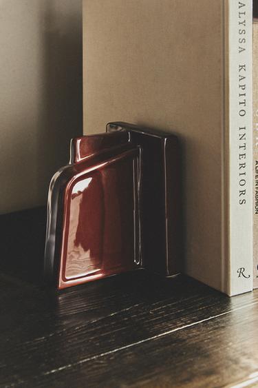 CERAMIC BOOKEND - Brown by Zara - Image 4