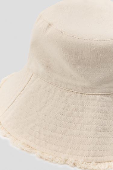 CHAPEAU BOB 100% COTON - Écru de Zara - Image 2