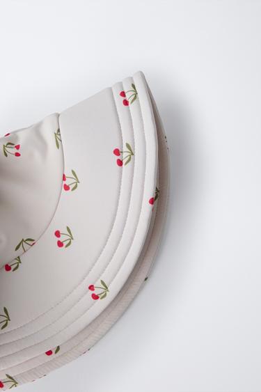 BONNET DE BAIN CERISES - Écru de Zara - Image 2