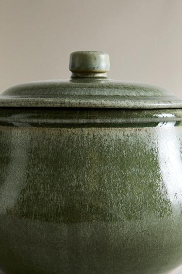 SOUPIÈRE TERRE CUITE AVEC COUVERCLE - Vert de Zara - Image 3